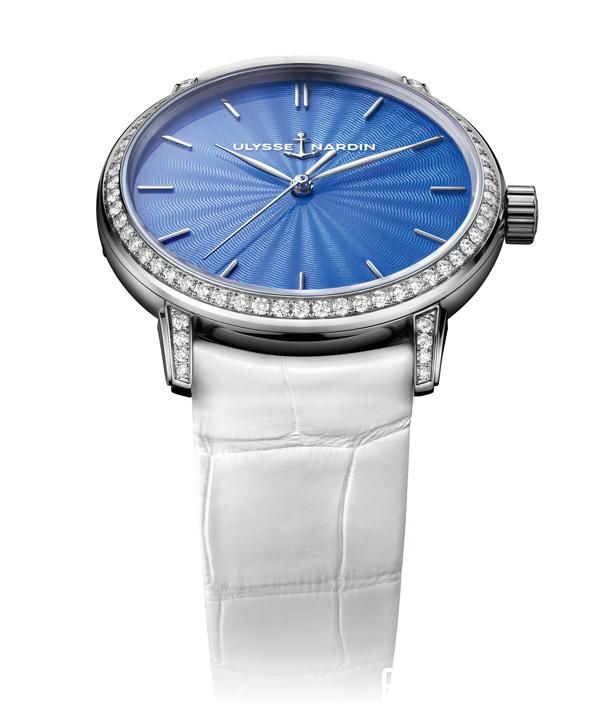 雅典表经典系列隆重呈献彩色珐琅女表