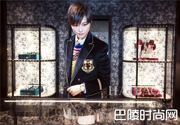 李宇春出席Gucci腕表首饰成都巡展