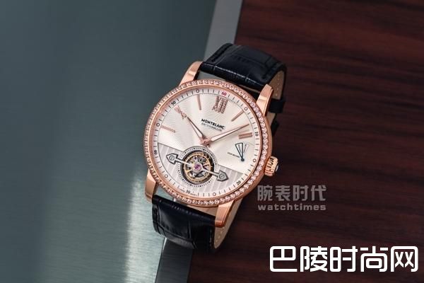 万宝龙4810系列外置框架陀飞轮超薄腕表玫瑰金款_116523_2