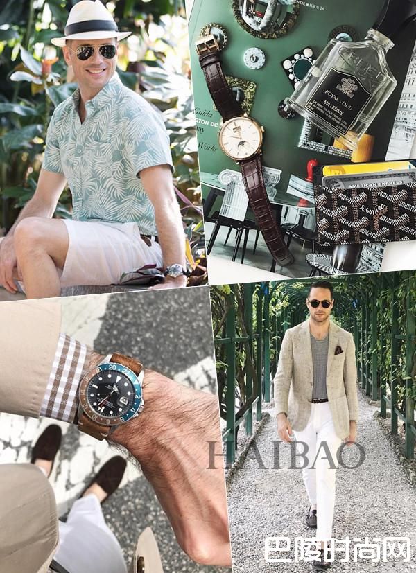 潮流“表”情之时尚博主Brian Sacawa