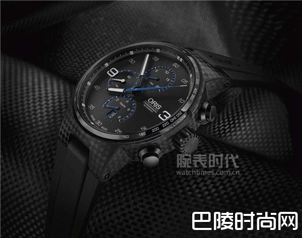 豪利时威廉姆斯碳纤维计时码表的设计灵感源自赛车制造工艺，首创碳纤维表壳专利