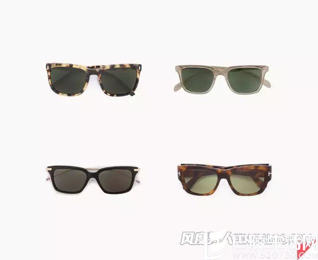 左起顺时针:Dolce & Gabbana,Oliver Peoples,Tom Ford,Thom Browne 左起顺时针:Dolce & Gabbana,Oliver Peoples,Tom Ford,Thom Browne