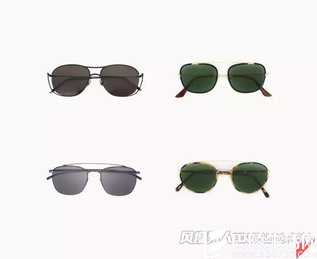 左起顺时针：Sener Besim，Retrosuperfuture，L.g.r，Mykita