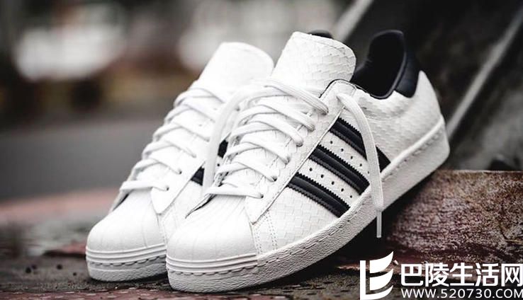adidas Originals经典复古 Superstar 80s鞋子