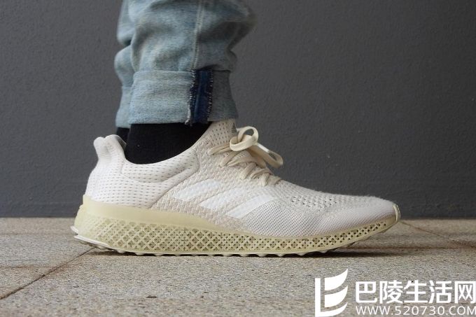 adidas新鞋3D打印技术鞋上脚照
