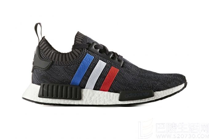 adidas Originals全新的配色NMD_R1 红白蓝