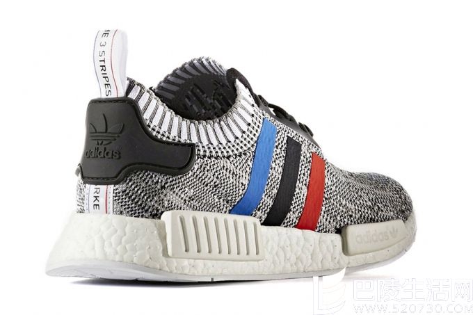 adidas Originals全新的配色NMD_R1 红白蓝