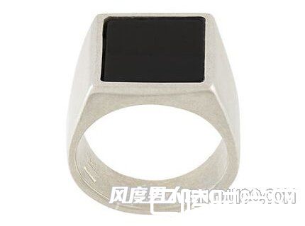 MAISON MARGIELA 方形镶嵌戒指