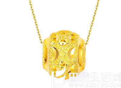 周大福转运珠吊坠价格