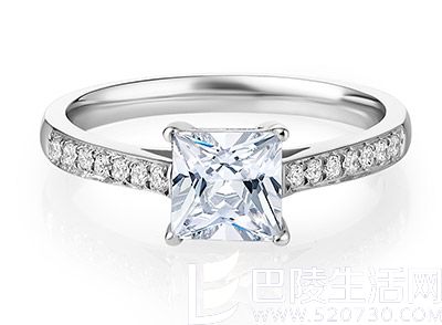 周大福方形钻戒多少钱