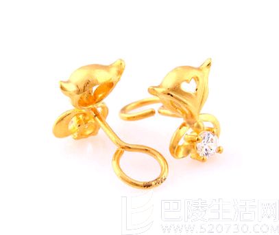 欧弗莱黄金耳钉专区