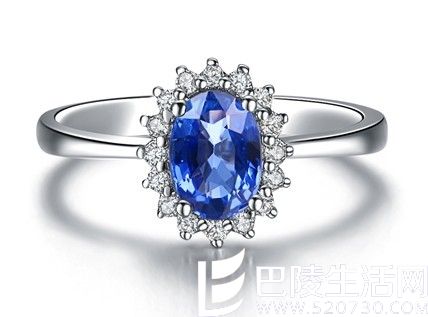 【梦之蓝】 奢华蓝宝石戒指