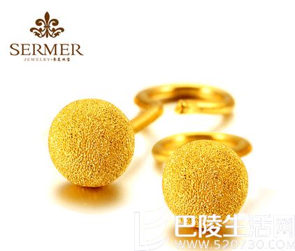 奢美黄金耳钉专区