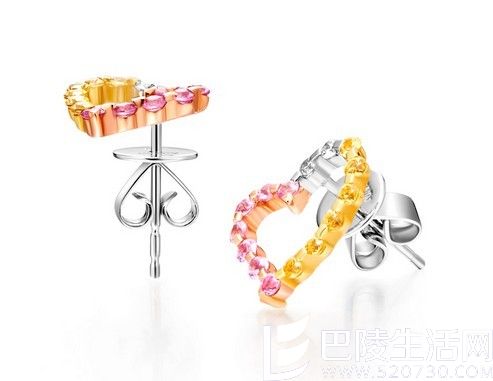 周大福蓝宝石耳钉最新款式_图片_评论