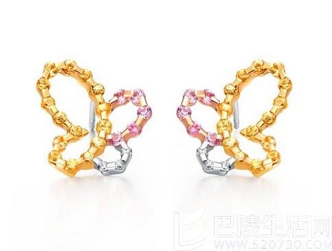 周大福蓝宝石耳钉官网淘宝天猫价格【热卖】