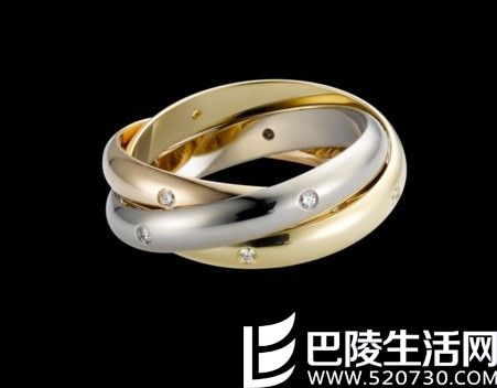 卡地亚三色金戒指官网淘宝天猫价格【热卖】