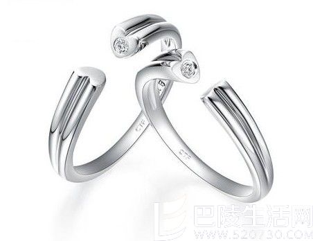 周大福银对戒最新款式_图片_评论