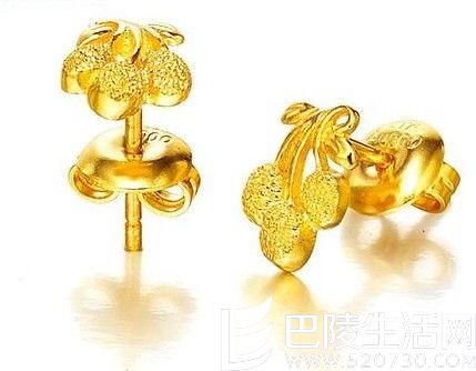 周大福千足金耳环最新款式_图片_评论