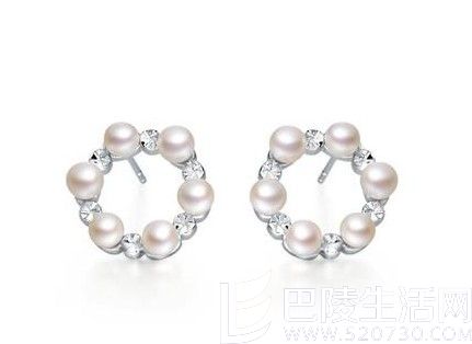 周大福珍珠耳钉最新款式_图片_评论
