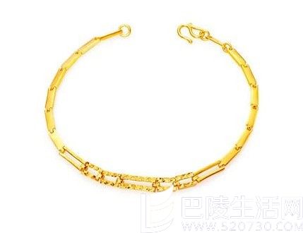 周大福千足金手链最新款式_图片_评论