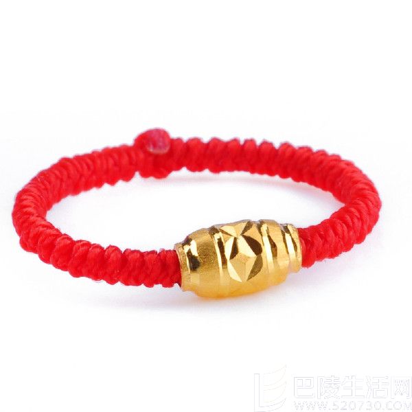 黄金转运珠戒指价格