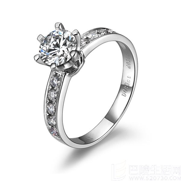 【罗马之恋】 PT950铂金101分/1.01克拉钻石戒指
