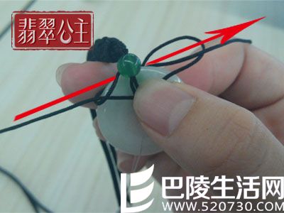 平安扣吊坠绳打法  平安扣吊坠绳编法