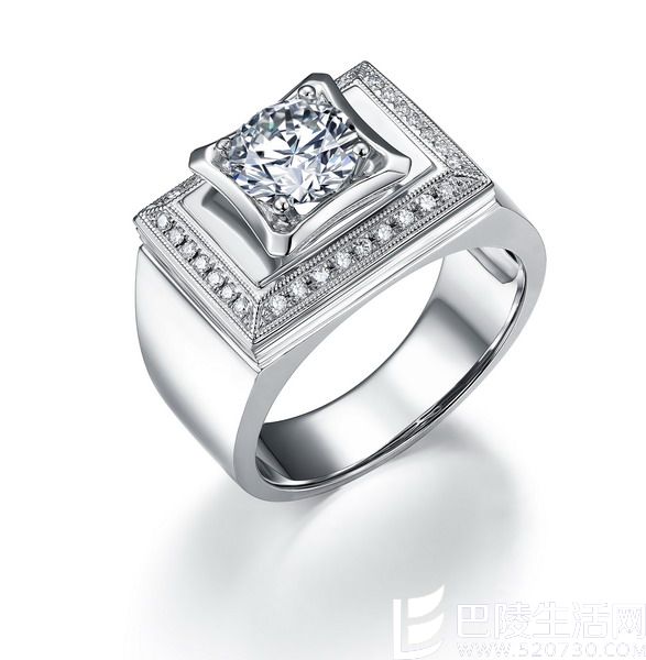 》》点击进入【至尊】 白18K金100分/1克拉钻石女士戒指