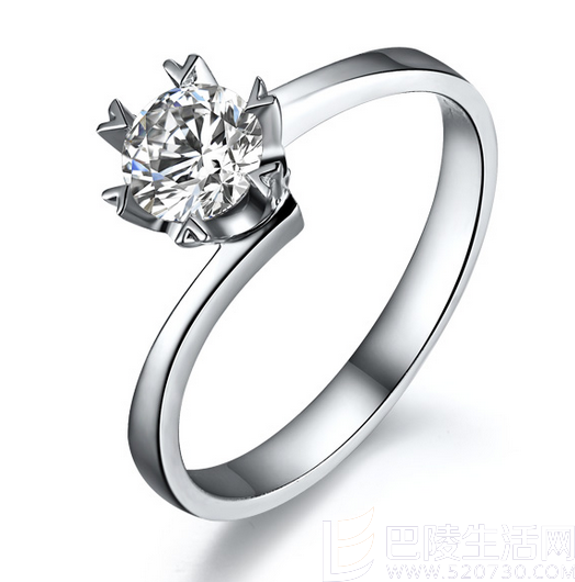 》》点击进入【唯爱你】 白18K金0.32克拉钻石女士戒指
