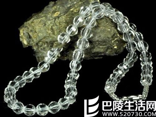 白水晶项链价格