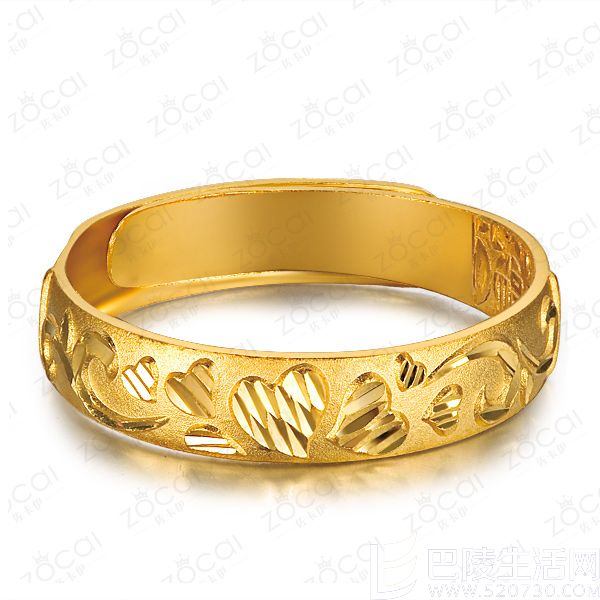 》》点击进入【雕刻时光】 足金/黄金戒指 男女通用款足金戒指