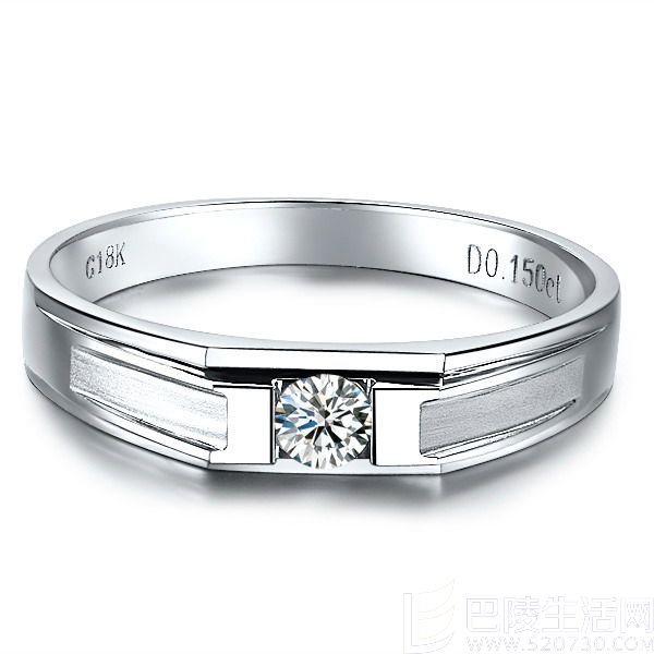 》》点击进入【恋恋一生】 白18K金10分/0.10克拉钻石戒指