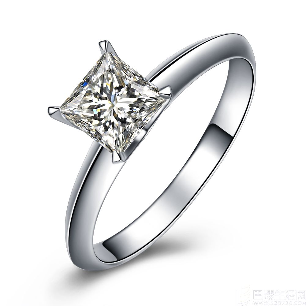 【流年】 白18k金101分/1.01克拉钻石戒指