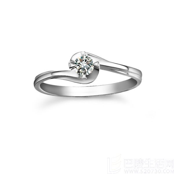 》》点击进入【暖色】 0.12克拉18k钻石戒指