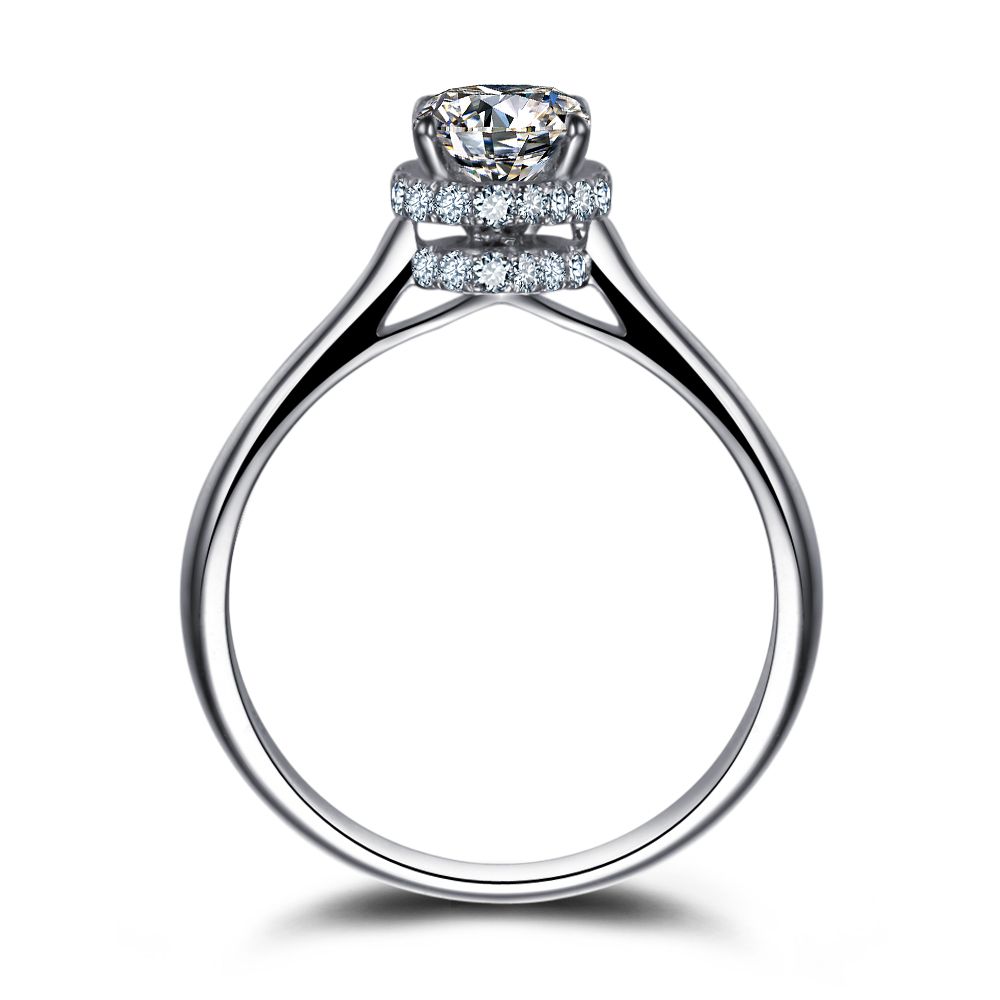 》》点击进入【舞爱】 白18K金女士戒指