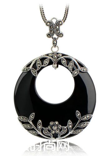 黑玛瑙吊坠能安神醒脑