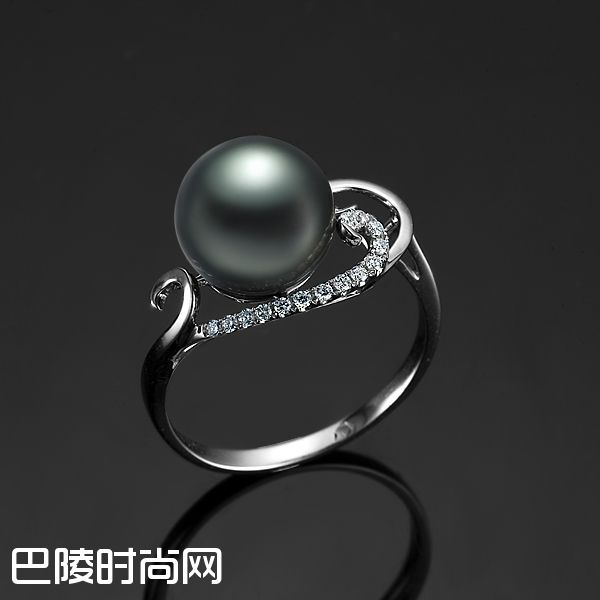 》》点击进入【奢华盛典】 天然大溪地黑珍珠戒指