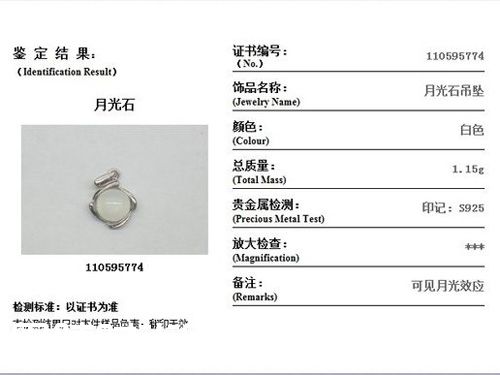 月光石吊坠价格