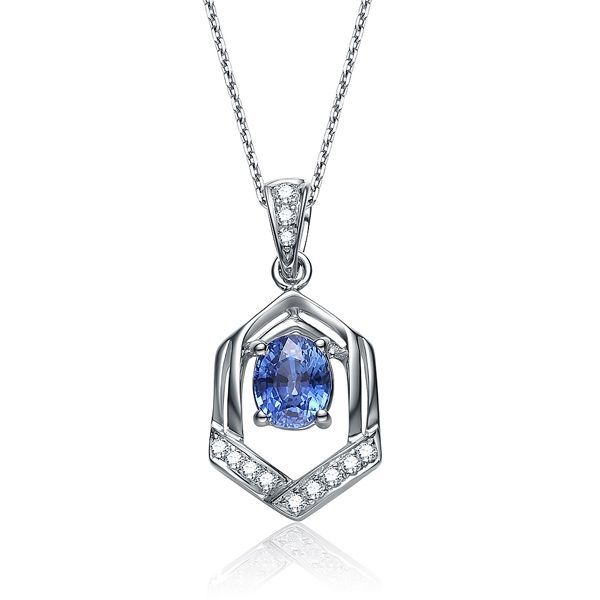 》》点击进入【蓝色音符】蓝宝石吊坠 新品首发 专柜正品