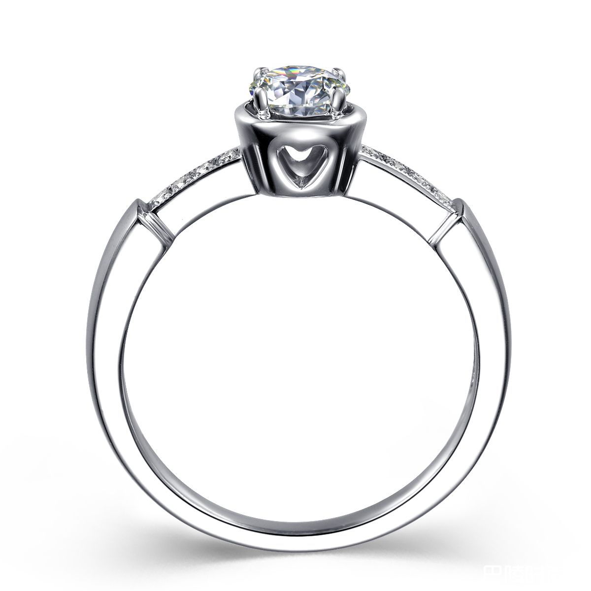 》》点击进入【怡香】 白18K金45分/0.45克拉钻石女士