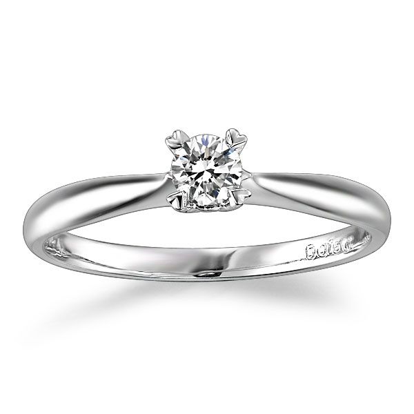 》》点击进入【绝代佳人】 白18k金15分/0.15克拉钻石戒指