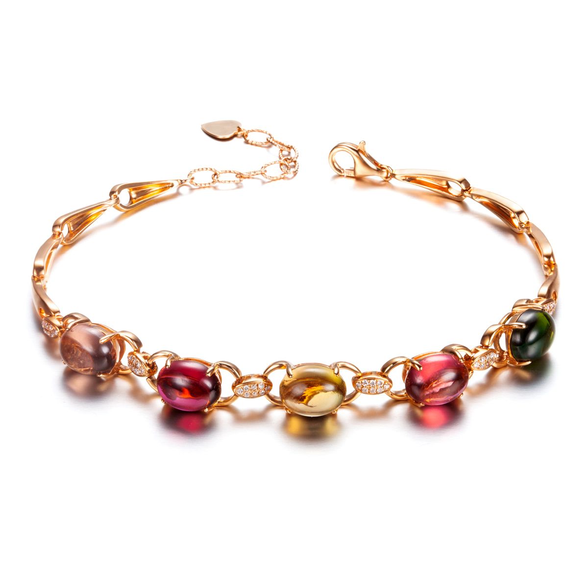 北京天然碧玺手链价格