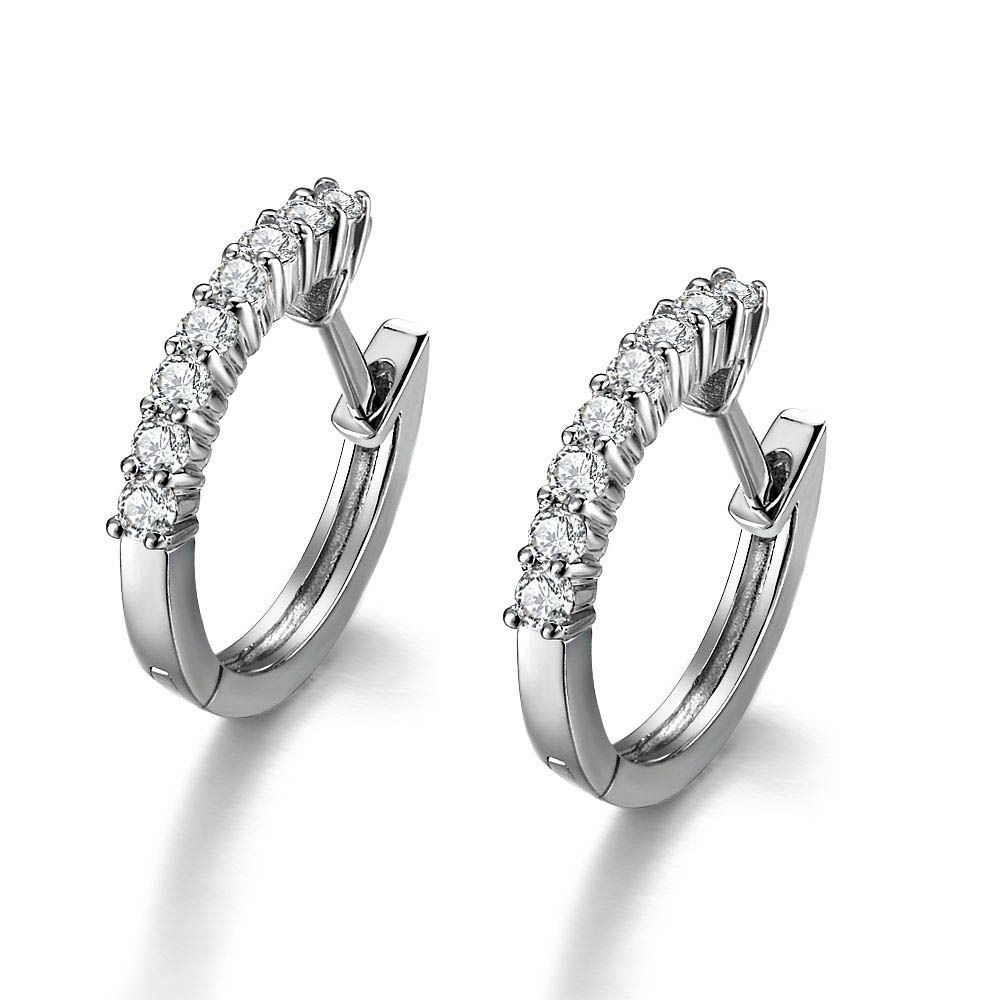 》》点击进入【爱之光】 白18K金女士耳环