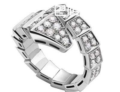 宝格丽蛇形戒指