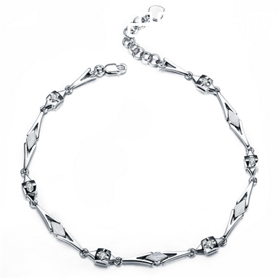 周大福铂金手链款式