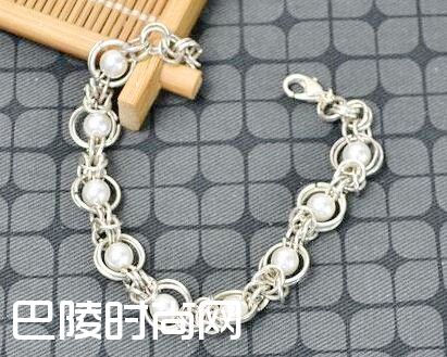 时尚珍珠手链DIY教程