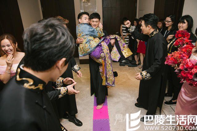 陈妍希陈晓婚礼现场