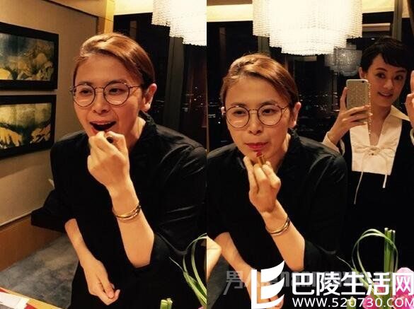 孙俪晒出经纪人的近照