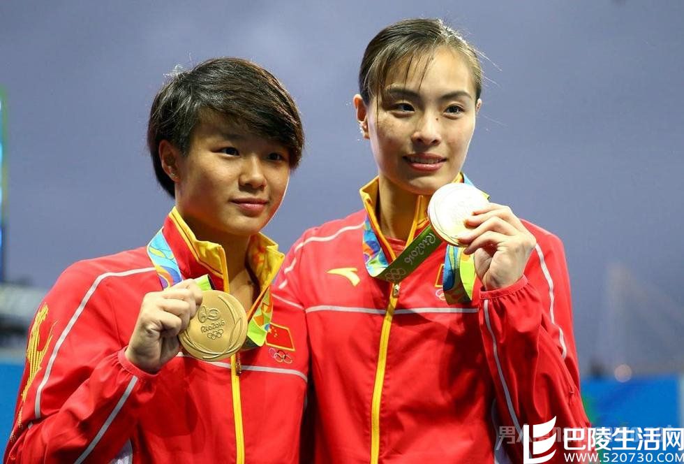 吴敏霞与搭档施廷懋