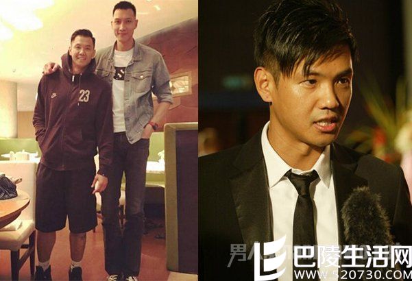 易建联陈建州合影